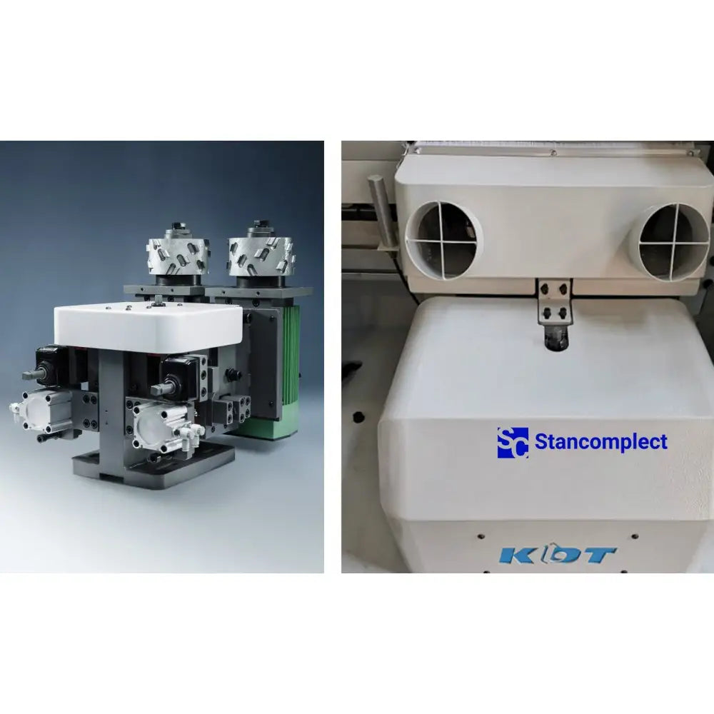 Briaunų laminavimo staklės KDT KE-655JS su pirminiu frezavimu ir cikle