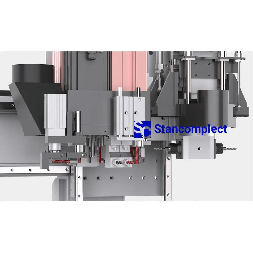 KDT KD-610H pramoninės 6-ių pusių CNC gręžimo staklės su dviem gręžimo grupėmis