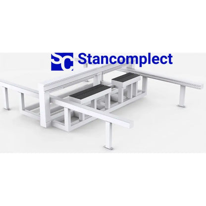 KDT KD-812A pramoninės 6-ių pusių CNC gręžimo staklės su dviem darbo stalais ir šešiomis gręžimo grupėmis