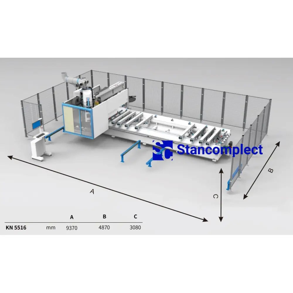 KDT KN-5516 5-ių ašių CNC apdirbimo centras, apdorojimo zona 5150x1500 mm