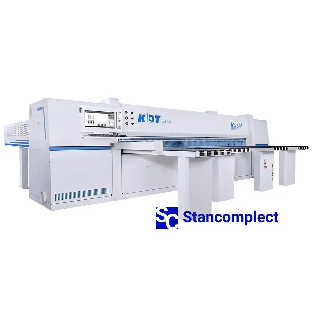 KDT industrinis supjovimo centras KS-842C. Pjaunamo paketo aukštis 110 mm, dydis 4300x4300 mm